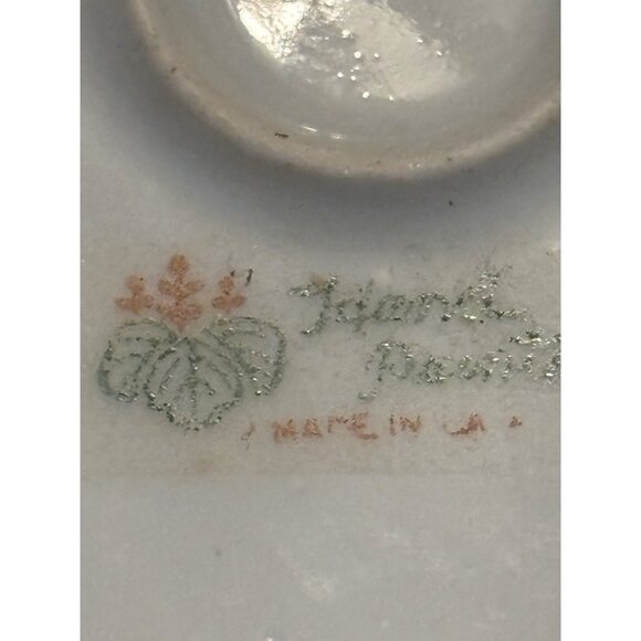 Vintage Japan Hand Painted Landscape Scene Superfine China Covered Sugar and Cre - Picture 11 of 12